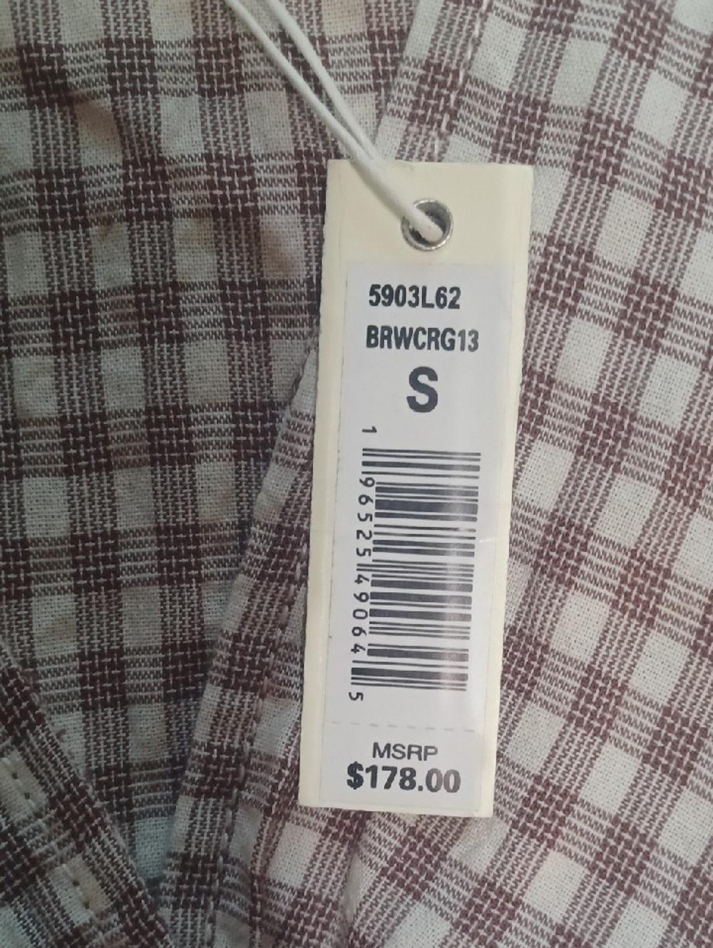 Max Studio Sleeveless Brown/Tan Gingham Maxi Dress Size S NWT - Picture 3 of 8